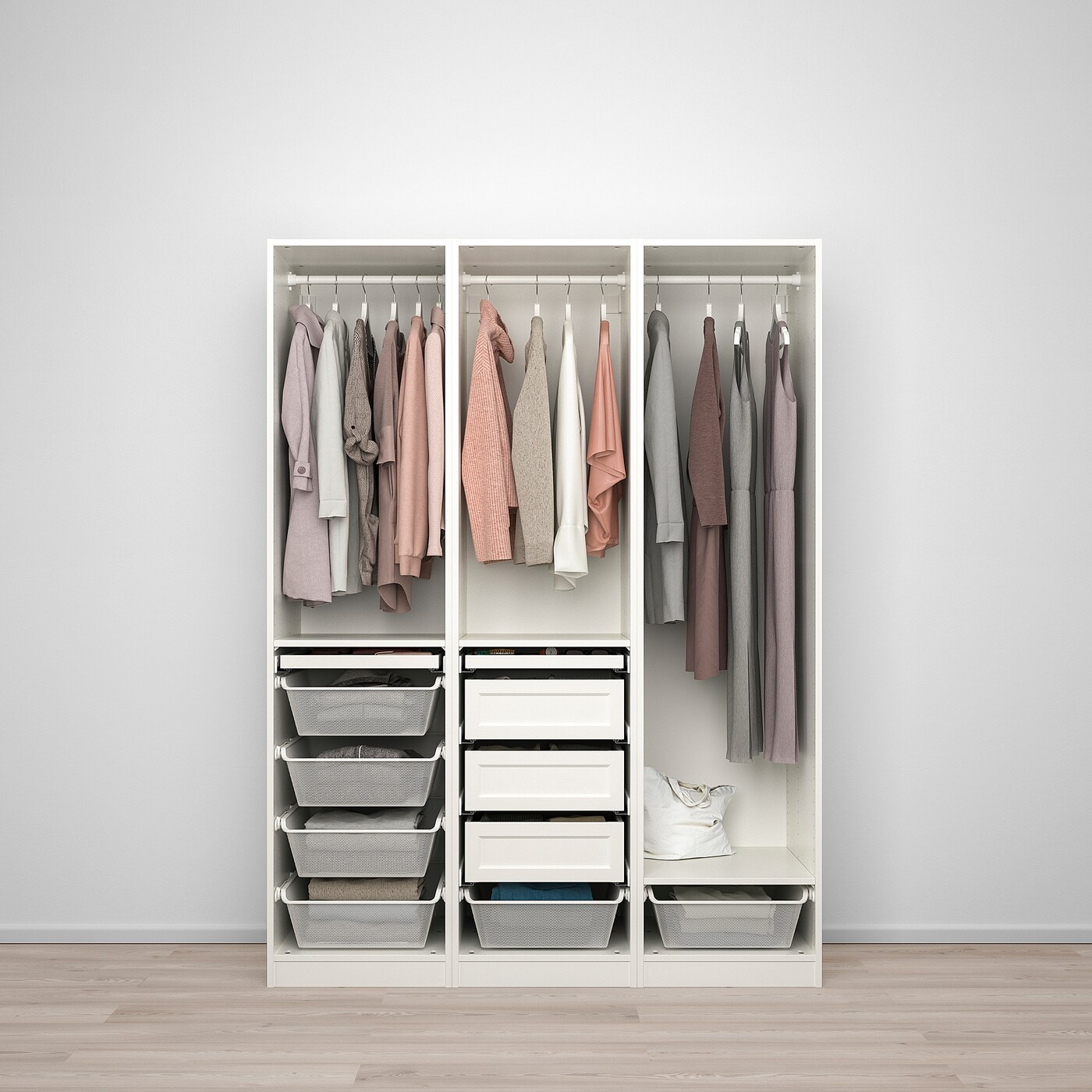 最安 Ikea イケア 通販 Pax パックス Tyssedal ティッセダール ワードローブコンビネーション ホワイト ミラーガラス 150x60x1 Cm S 毎回完売 Www Declicgestion Fr