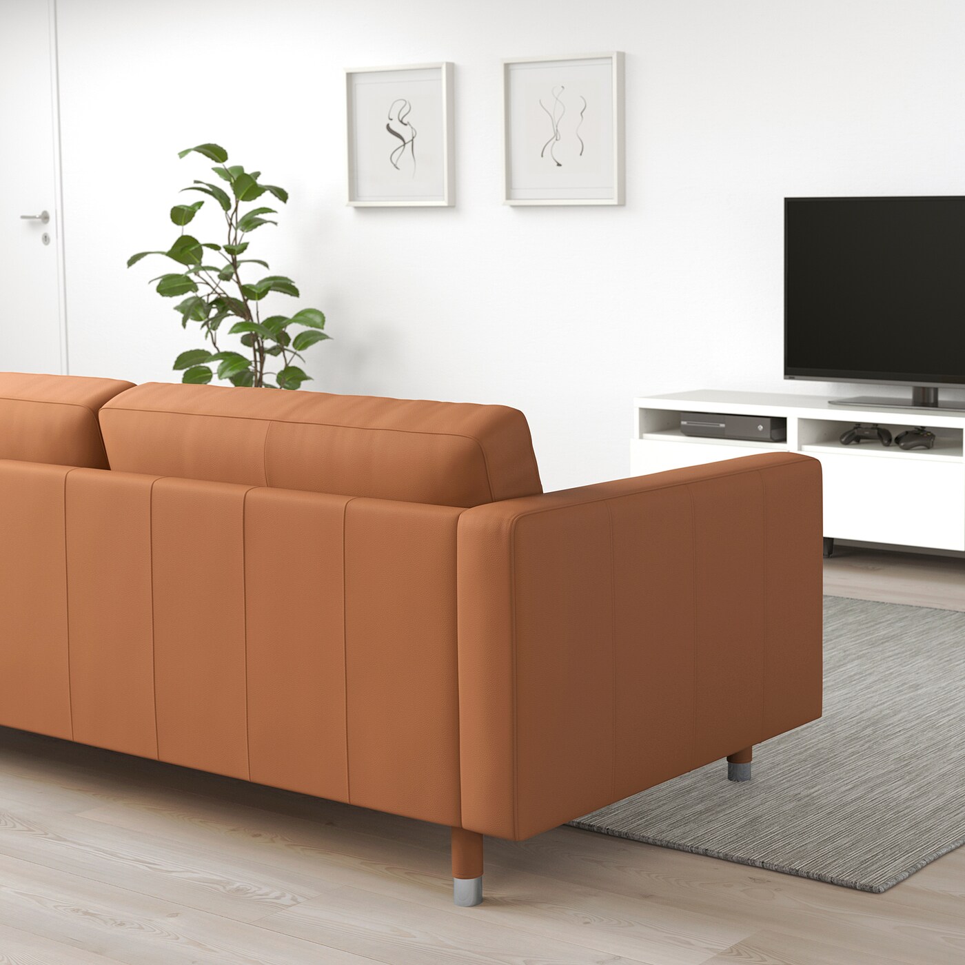 [IKEA/イケア/通販]LANDSKRONA ランズクローナ 3人掛けソファ, グラン/ボームスタ...