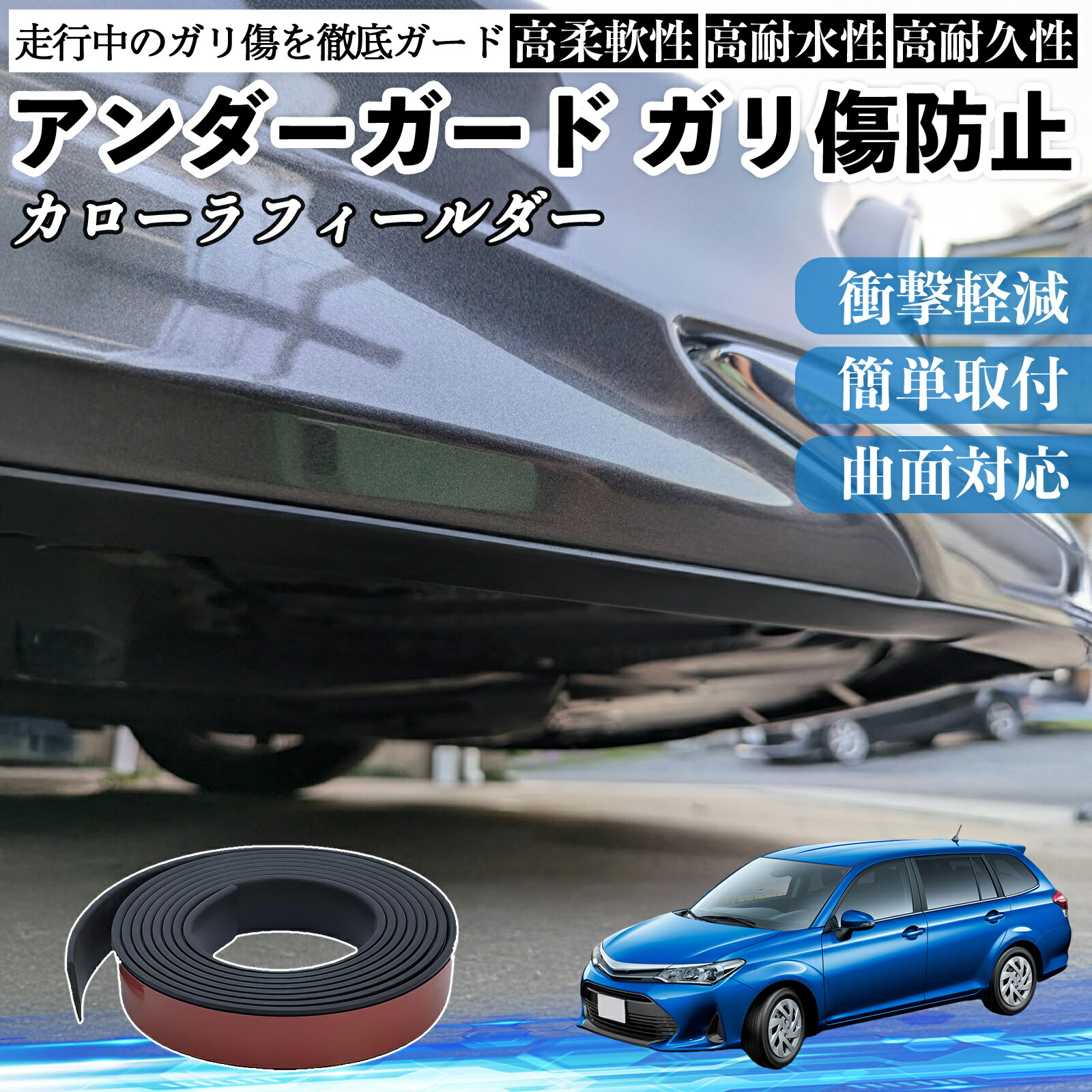 カローラフィールダー後期　NZE121 用ハーフエアロセット 楽天市場】カローラフィールダー エアロ（その他｜外装・エアロパーツ