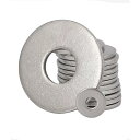 ステンレス鋼平ワッシャーM3、内径3mm*外径10mm*厚さ0.8mm、140個入りパック(4)