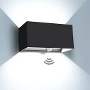 玄関灯 人感センサーライト DIY角度調整 ポーチライト 玄関ライト 屋外ウォールライト LEDブラケットライト 門柱灯 壁掛け照明 防雨型 照明器具 夜間自動点灯 外灯おしゃれ 玄関 階段 庭 壁 ベランダ ガレージ 倉庫 装飾 照明 24W (ホ