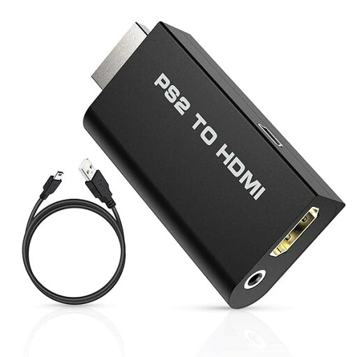 PS2専用 HDMI変換接続コネクター PS2 to HDMI 変換アダプター 3.5mmオーディオ出力ケーブル付き HDTV HDMIのモニターのためのHDMI信号の移動のアダプターへのAVは、すべてのPlaystation 2の表示モードを支える PS2専用 HDMI変換接続コネクター PS2 to HDMI 変換アダプター 3.5mmオーディオ出力ケーブル付き HDTV HDMIのモニターのためのHDMI信号の移動のアダプターへのAVは、すべてのPlaystation 2の表示モードを支える