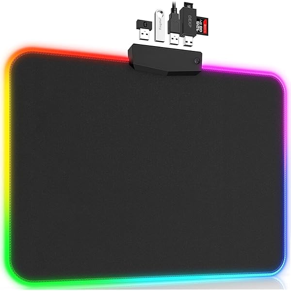 RGB マウスパッド LED マウスパッド、大型マウスパッド、Led およびビッグマウスマット