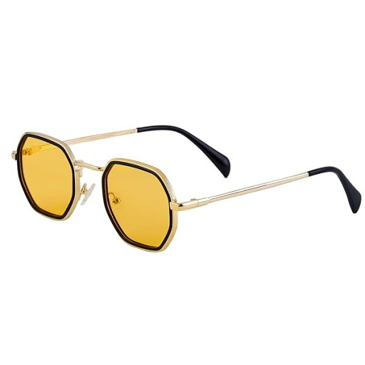 女性人の流行の臭いの Eyewear の方法六角形の金属フレームのためのレトロの多角形のサングラス 女性人の流行の臭いの Eyewear の方法六角形の金属フレームのためのレトロの多角形のサングラス