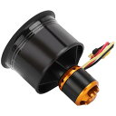 ダクテッドファン QX‑Motor 50mm EDF 12ブレードダクテッドファン QF2611‑4600KV 3‑4Sブラシレスモーター RC飛行機用 CW 耐久 長時間使用