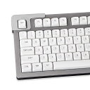 白のキーキャップセット150キーMSAプロファイルダブルショットカスタムキーキャップ、Cherry MXGateronKailhボックススイッチ用