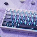 PBTダブルショットキーキャップメカニカルキーボード用134キーグラデーションパープルバックライト付きOEMプロファイルキーキャップサイドプリントシャインスルーカスタムキーボードキーキャップセット