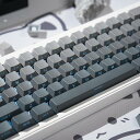 PBTダブルショットキーキャップメカニカルキーボード用グラデーショングレーバックライト付きサイドプリントOEMプロファイルキーキャップ134キーシャインスルーカスタムキーキャップセット