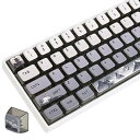 120 キー ASA プロファイル PBT プディング キーキャップ スペース キーキャップ 昇華型カスタム キーキャップ チェリー Gateron MX スイッチ メカニカル ゲーミング キーボード用(Mountain Gray)