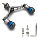 V3.0 80/98mm リール ハンドル 航空アルミ製 シマノ ダイワ 通用 スピニングリール 用 Arch Aurora (ダークグレー(22STELLA/23AIRITY), 80mm) (499)
