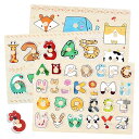型はめパズル 木製パズル かたはめパズル はめ込み 形合わせ 積み木 数字 形 英語 認識 ペックアップ ノブ付き 動物パズル 木製おもちゃ 女の子 男の子 クリスマス プレゼント カラフル