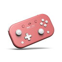 Lite 2 Switch、Switch Lite、Android、Raspberry Pi(ピンク)用のBluetoothゲームパッド