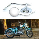 バイクバックミラー (クロム-M10)(2)