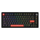 A75 ラピッドトリガー キーボード メカニカル ゲーミング用 磁気スイッチ PBTキーキャップ ダブルショット 82キー OEMプロファイル
