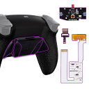 ps5コントローラーBDM-030BDM-040BDM-050に対応テクスチャードプラスティック製RISE4 V3背面リマップキット、ps5コントローラー対応ア...