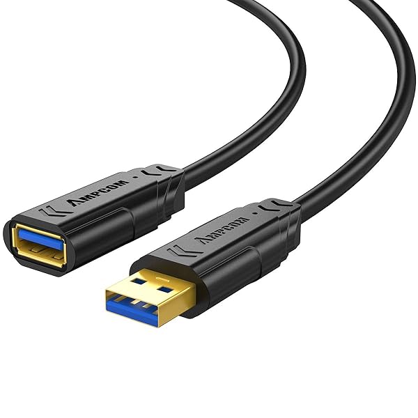 USB延長ケーブル 0.5M タイプA オスメス usb 延長コード (a - a) usb3.0 5Gbps高速データ転送 USBケーブル 金メッキコネクタ 延長コード メスオス