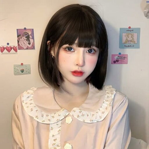 ウィッグ フルウィッグ ショート ボブ カール 耐熱 自然 大人ボブ 小顔 原宿系 ぱっつん前髪 日常 耐熱 (黒茶色) ウィッグ フルウィッグ ショート ボブ カール 耐熱 自然 大人ボブ 小顔 原宿系 ぱっつん前髪 日常 耐熱 (黒茶色)