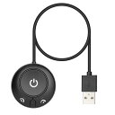 マウス ジグラー 検出不可、オン/オフ スイッチ付き USB マウス ジグラー、ドライバー不要のコンピューター マウス ムーバー、2 つの速度の選択 - ブラック (JP RM909)(2)