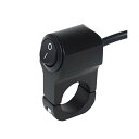 ヘッドライトフォグスポットライトON/OFFスイッチ 防水 12V 22mmハンドルバーオートバイ用