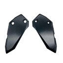 フットペッグ ヒールプレートガード ZX-25R ZX-4R ZX-4RR SE に適用 ブラック
