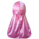 ドゥーラグ ピンク durag 光沢の生地 du-rag 海賊 バンダナ ヒップポップ ダンス ウェーブ キャップ デューラグ hiphop衣装 ダンス衣装 ラッパー ブレイクダンス ダンサー バンダナキャップ 頭髪 頭皮 保護 通気性