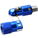 タモジョイント 玉枠用ジョイント 折りたたみ式 ロックタイプ 簡単に取り付け ネットジョイント釣具 BLUE