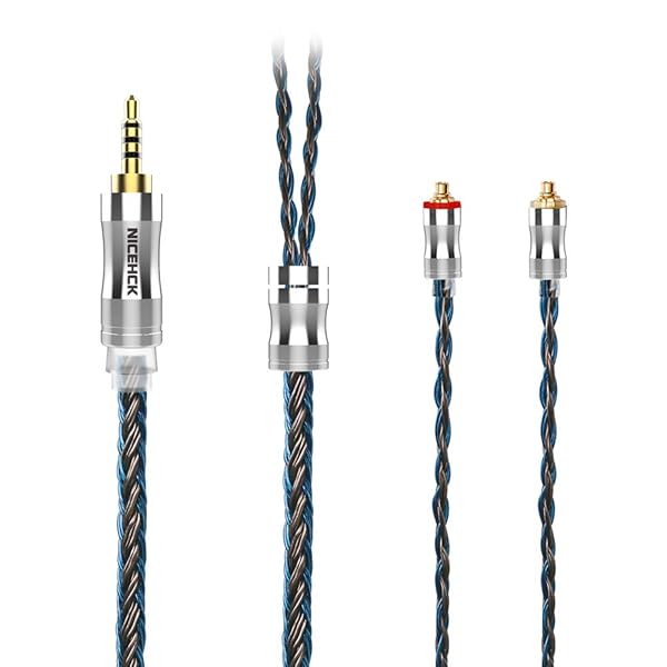 C24-2 24芯イヤホンオーディオケーブル 銀メッキ銅+合金銅 MMCX 2.5mmプラグ 金属製コネクタ 着脱式 柔らかい アップグレードケーブル 4極 柔らかい 1.2m DIYイヤホンのアクセサリ 音質改善 DIYイヤホンのアクセサリ (C2
