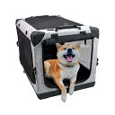 折りたたみペットケージ 犬ケージ 犬用クレート 猫用キャリー・カート 持ち手付き 犬猫兼用 折りたたみ簡単『室内休憩、急な来客時、アウトドア、病院、キャンプに大...