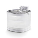猫自動給水器 水飲み器 ポンプレス 磁力給水 コードレス 100%漏電なし スマートセンサー感知 楽々洗浄 組み立て簡単 2つの給水モード 5000mAh 充電...
