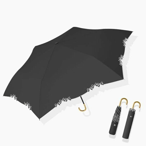 超軽量 日傘 おりたたみ傘 レディース 約173g/193g uvカット 完全遮光/遮熱 晴雨兼用傘 植物ラタン製 アルミ製 J型ハンドル かわいい 日傘兼用雨傘 高密生地 超撥水 耐風 携帯便利 プレゼント (リボン・ブラック) 超軽量 日傘 おりたたみ傘 レディース 約173g/193g uvカット 完全遮光/遮熱 晴雨兼用傘 植物ラタン製 アルミ製 J型ハンドル かわいい 日傘兼用雨傘 高密生地 超撥水 耐風 携帯便利 プレゼント (リボン・ブラック)