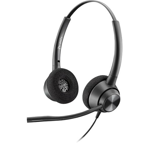 Plantronics EncorePro 320 ステレオヘッドセット - QD - ブラック。 Plantronics EncorePro 320 ステレオヘッドセット - QD - ブラック。
