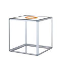 Artiapro 抽選箱 抽選ボックス 六面透明 アルミ合金フレーム アクリル 投票箱 年次総会ゲーム小道具 イベント パーティー 25CM