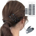 ヘアピン 髪留め パッチンピン 【シリコンの滑り止め・髪に跡が残らない】 ヘアクリップ 大きめ レデイーズ メンズ 髪留め クリップ 髪 クリップ 子供 しっか...