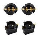 T10 LED 電球ソケット ウエッジベース 車用 ライトホルダー (2個)