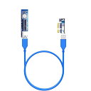 UEX101 600mm PCIe 3.0 X1ライザーケーブル(PCIe WiFiカード、M.2 PCIeカード、FireWireカード, USB PCIeカード、サウンドカード)に対応(2)