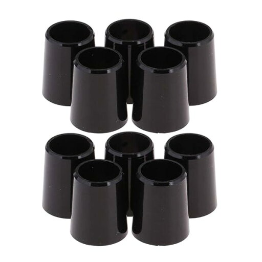 10ピース ゴルフアイアンフェルール スリーブ用ソケット フェルール 黒 (長さ15.8mm) 10ピース ゴルフアイアンフェルール スリーブ用ソケット フェルール 黒 (長さ15.8mm)