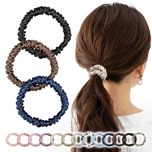 シルク ヘアゴム 【天然シルク100%・跡がつかない・13カラー展開】 シルク シュシュ シルクヘアゴム シルクゴム 髪ゴム シルク ゴム 跡がつかないヘアゴム 大人 黒 おしゃれ (B03 ブラック×ブラウン×ネイビー) シルク ヘアゴム 【天然シルク100%・跡がつかない・13カラー展開】 シルク シュシュ シルクヘアゴム シルクゴム 髪ゴム シルク ゴム 跡がつかないヘアゴム 大人 黒 おしゃれ (B03 ブラック×ブラウン×ネイビー)