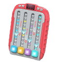 フィジェットトイ 知育玩具 4歳 5歳 6歳 電動 光る 音楽 ストレス解消 グッズ 持ち運び おもちゃ 入院 飛行機 車 暇つぶしグッズ 子供 Fidget Toys 男の子 女の子 誕生日プレゼント 小学生 大人 (赤)