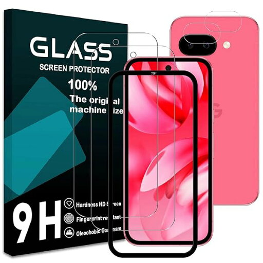対応 Google Pixel 9a ガラスフィルム ガイド枠付き 【2+2枚セット-国産旭硝子素材】Google Pixel 9A フィルム (2枚) + レンズ保護フィルム (2枚) グーグルピクセル9a 保護フィルム さらさら 液晶 強化ガラス 対応 Google Pixel 9a ガラスフィルム ガイド枠付き 【2+2枚セット-国産旭硝子素材】Google Pixel 9A フィルム (2枚) + レンズ保護フィルム (2枚) グーグルピクセル9a 保護フィルム さらさら 液晶 強化ガラス