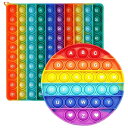おもちゃ(数字1~100 英語アルファベット2セット 学習玩具)ストレス解消 スクイーズ おもちゃフィジェットおもちゃ プッシュポップバブル ボードゲーム おもちゃ お風呂 おもちゃ