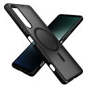 For Xperia1 V ケース SO-51D SOG10ケース 用 ケース 半透明 マグネット搭載 耐衝撃 マット感 黄ばみなし ストラップホール付き ワイアレス充電対応(ブラック+ホワイト)