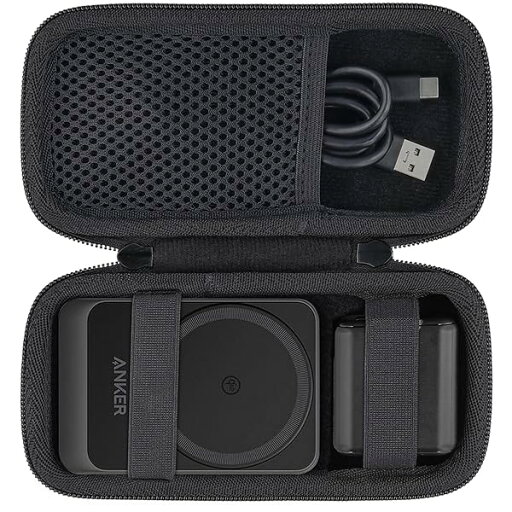 【ケースのみ】Anker MagGo Wireless Charging Station (Foldable 3-in-1) マグネット式 3-in-1 ワイヤレス充電ステーション専用収納ケース,ブラック‐ 【ケースのみ】Anker MagGo Wireless Charging Station (Foldable 3-in-1) マグネット式 3-in-1 ワイヤレス充電ステーション専用収納ケース,ブラック‐