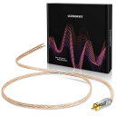 RCAアダプタへの裸のスピーカー線、スピーカー線への2メートル/ 6.56Ft 13AWG RCAオス