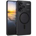 Redmi Note 13 Pro+ 5G ケース マグネット搭載 Redmi Note 13 Pro Plus 5G ケース ブラック マグネット式カーマウント対応 スマホケース レンズ保護 指紋防止 Redmi Note 13 Pro+ケース 一
