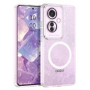 OPPO Reno 11a ケース マグネット搭載 クリア ホワイト マグネット式カーマウント対応 OPPO Reno 11 a ケース 指紋防止 耐衝撃 一体型 薄型 TPUケース 全面保護