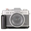 Fujifilm X-T10 X-T20 X-T30用ハンドグリップメタル黒檀木材 GP-XT20