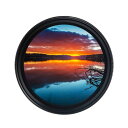 可変式 82mm 減光NDフィルター 減光範囲ND2-ND400 薄型 X状ムラなし 82mm レンズフィルター 光量調節用 (82mm)