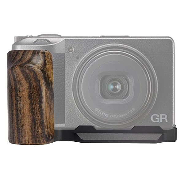 Ricoh GR III GR IIIx 用ハンドグリップメタル黄金檀木材(GP-GR3)