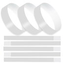 使い捨て リストバンド イベント用 1000枚 蛍光 合成紙 防水 耐引裂き 音楽ライブ クラブ スポーツイベント フェス パーティー 遊園地 13色選択可能 (1000枚, シルバー)