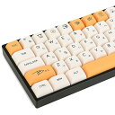 XDAプロファイルPBTキーキャップ60%、140キーカスタムゲーミングキーキャップANSI USおよびレイアウト用の昇華型Cherry Gateron MXスイッチメカニカルキーボード(Honey milk)